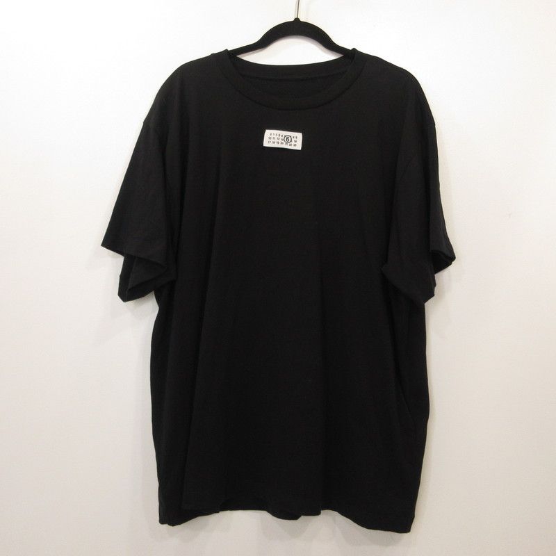 【姫路東店】 中古 MM6(Maison Margiela) | エムエムシックスメゾンマルジェラ 半袖Ｔシャツ SH0GC0032 国内正規品 ブラック サイズ：L 【108】