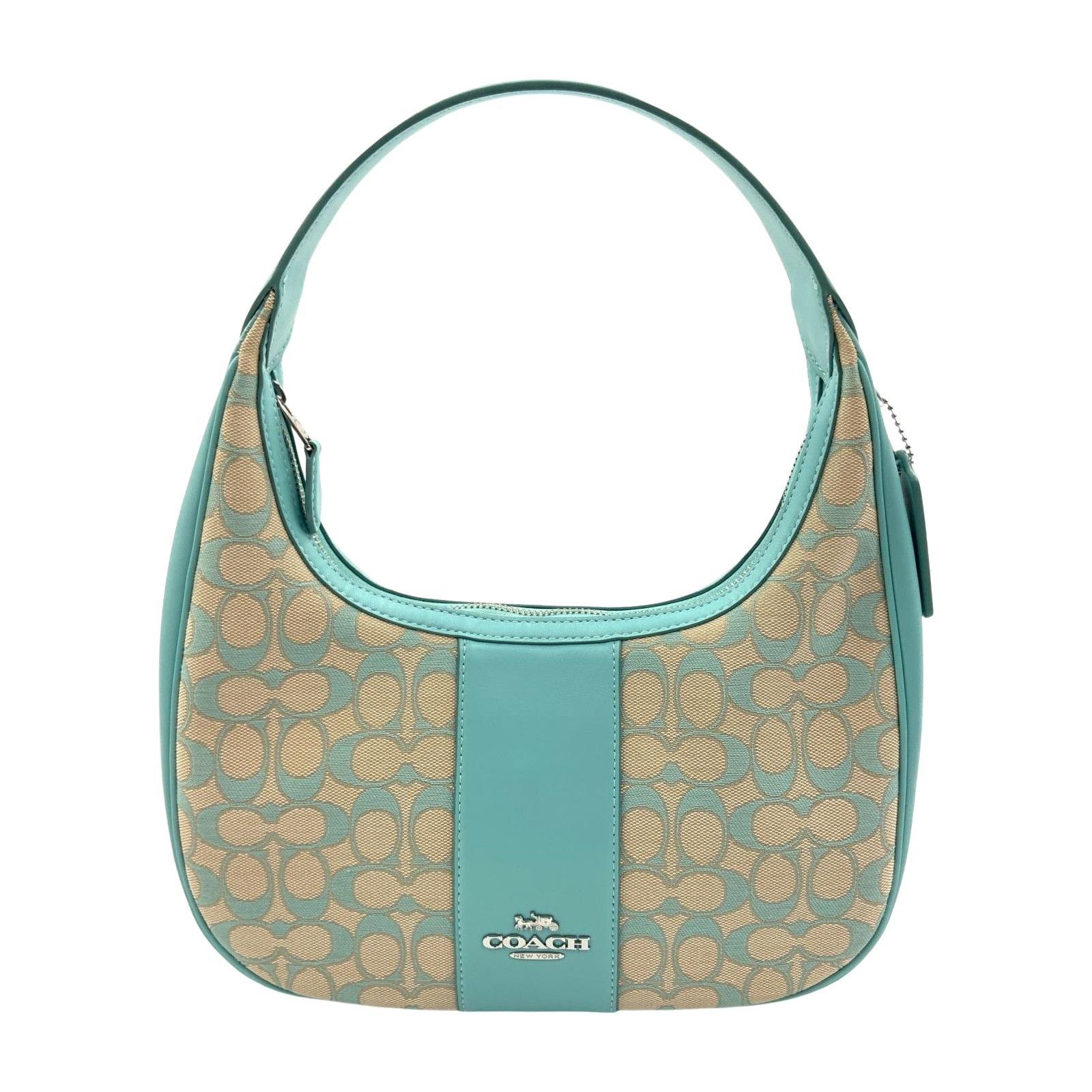 COACH コーチ カルメン ショルダー バッグ シグネチャー ジャカード ショルダーバッグ CT765 ベージュ