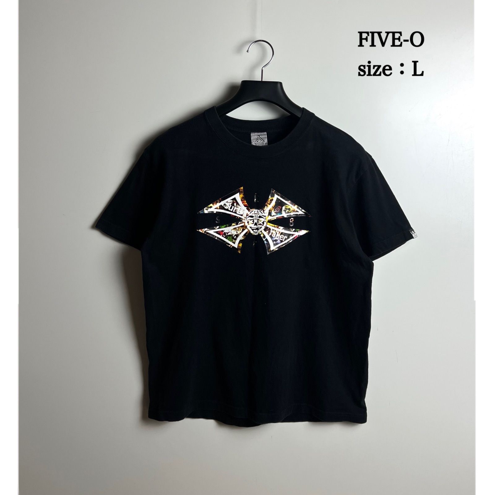 FIVE-O 50 DUPPIES archive print Tee L ファイブオー プリントTシャツ 