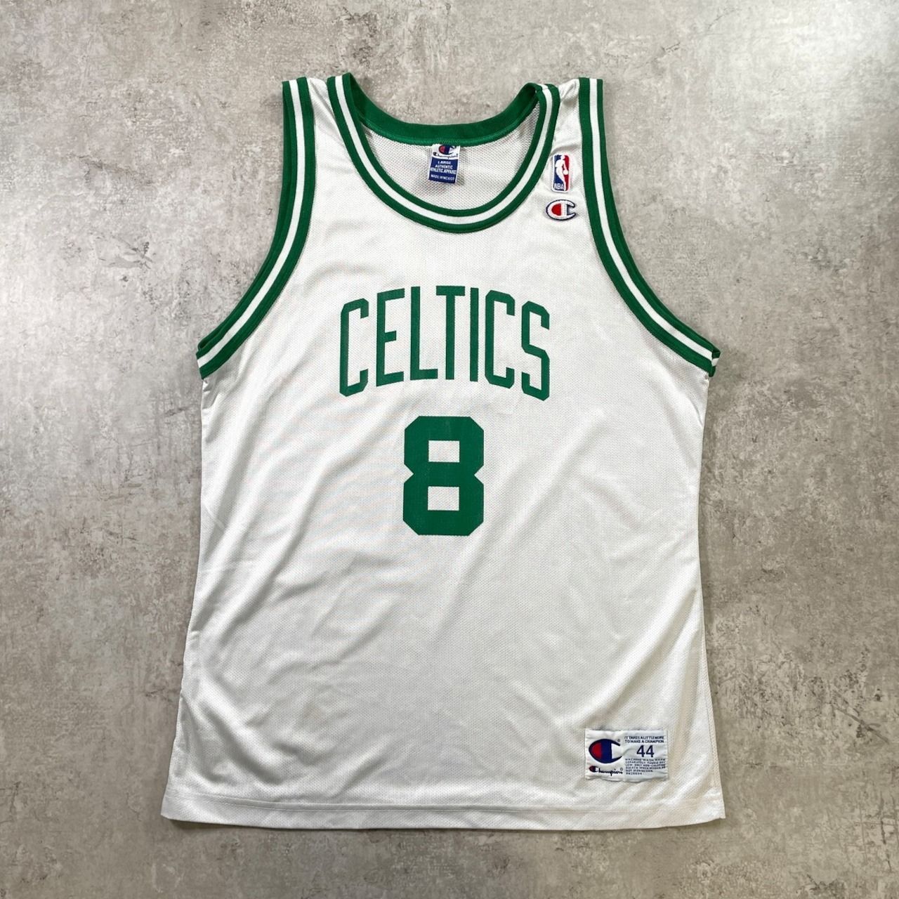 90年代 Champion チャンピオン NBA BOSTON CELTICS ボストン セルティックス ゲームシャツ レプリカユニフォーム メンズL相当 古着 90s VINTAGE ヴィンテージ