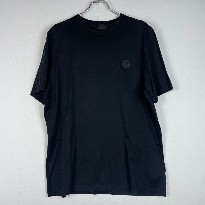 【中古品】 MONCLER モンクレール LETTERING LOGO S/S TEE I10918C00055 レタリング ロゴ ショートスリーブ Tシャツ 素材切替 半袖 トップス 【141-260606-yo-05-tei】