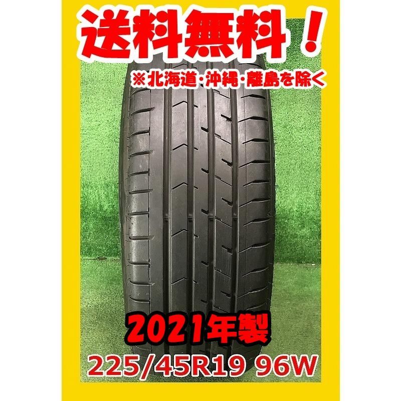 2021年製 225/45R19 96W GOOD YEAR EAGLE RVF ECO 中古 夏タイヤ 1本現品限り A-16418