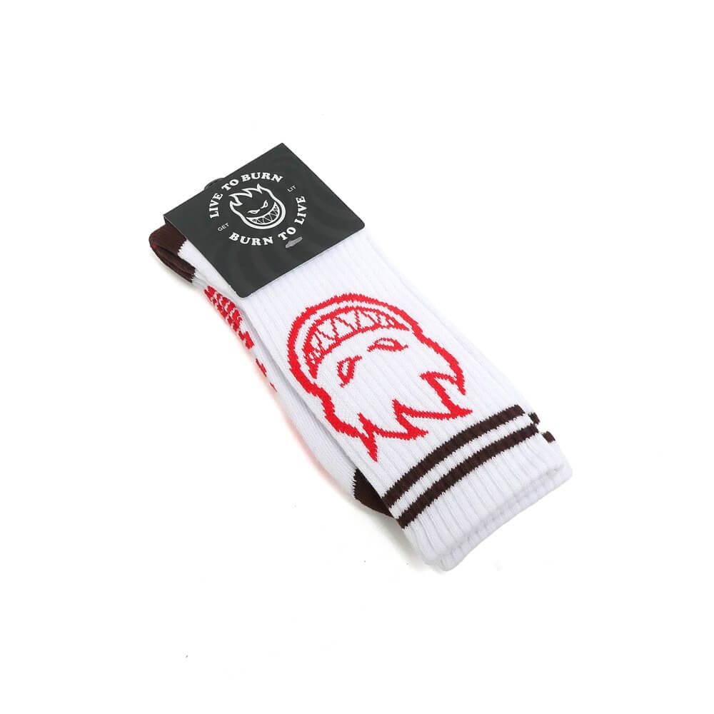 SPITFIRE SOCKS スピットファイヤー ソックス 靴下 BIGHEAD WHITE