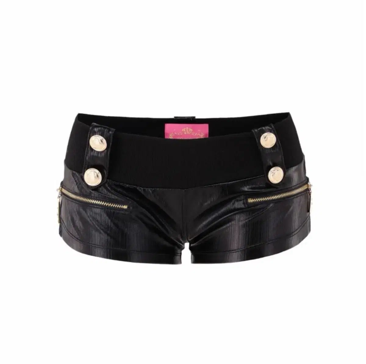 ベイビーメタルクラブ Gold metal micro shorts (black)