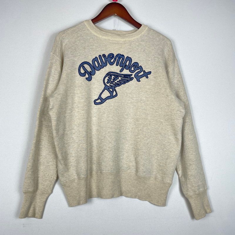 【中古品】 WAREHOUSE ウエアハウス DAVENPORT SWEAT ダベンポート スウェット 長袖 トップス トレーナー 【145-260606-yo-12-tei】