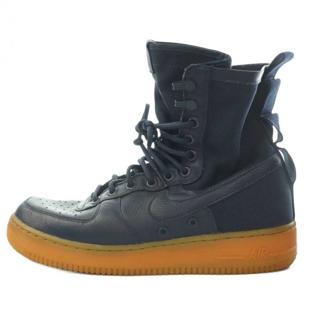 ナイキ NIKE SF Air Force 1 High Navy Gum エアフォース1 ハイ ネイビー ガム スニーカー US8.5 864024-400 /BB ■GY01