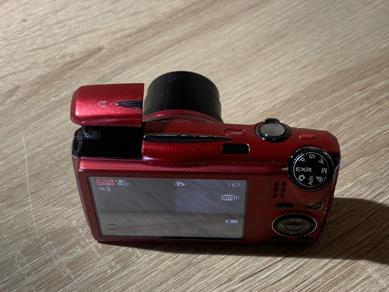 1354 FUJIFILM FINEPIX F900EXR レッド デジカメ ジャンク品【コ