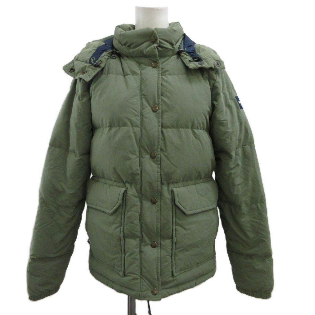 ザノースフェイス THE NORTH FACE ダウン シエラ 2.0 ジャケット Down Sierra 2.0 Jacket ダウンジャケット アウター ナイロン フード 総裏地 ジップアップ ロゴ XS カーキ NF0A3MMG /XZ ■GY18