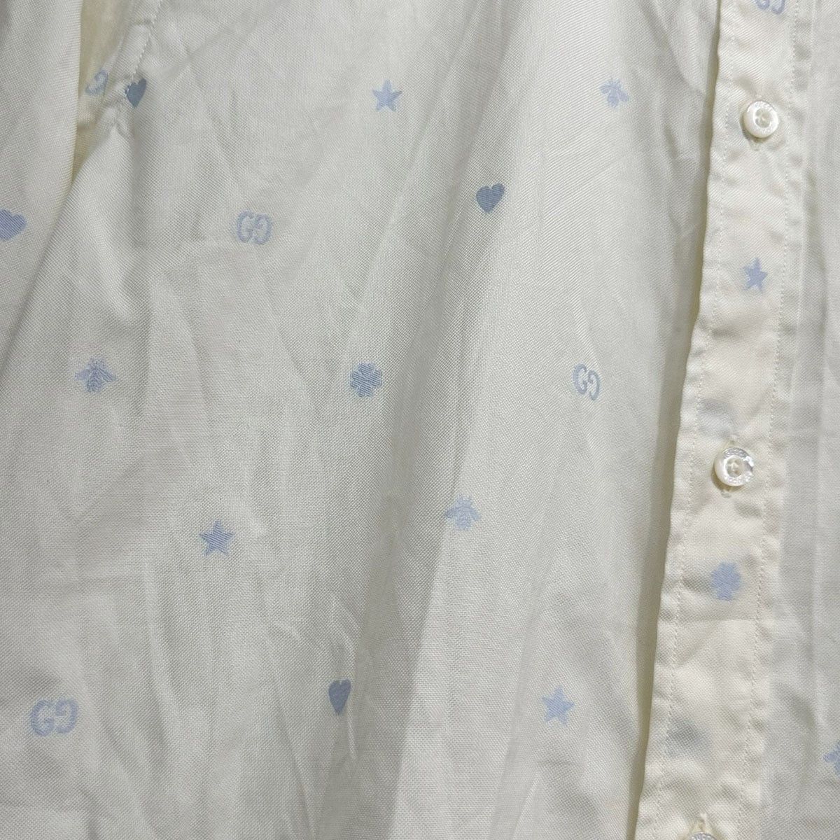 GUCCI ロゴ刺繍長袖シャツ 644986 8071000178626 - メルカリ