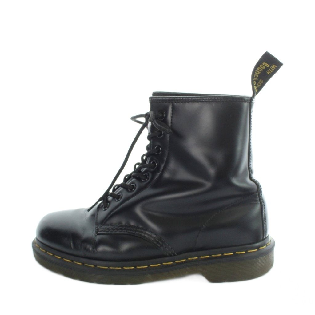 ドクターマーチン DR.MARTENS 1460 8ホール ショートブーツ レザー ロゴ 黒 ブラック ■GY11 /MQ