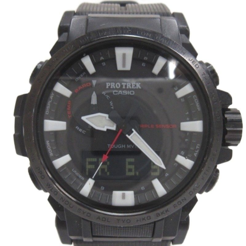 カシオ CASIO PROTREK プロトレック 電波ソーラー 腕時計 PRW-61Y