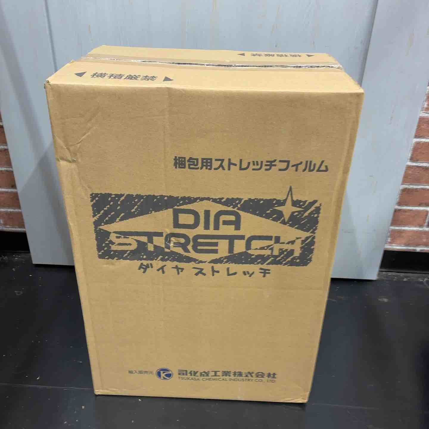 【未使用品】司化成工業 ダイヤストレッチ HBタイプ 17μ×300mm×500M 1ケース(6本入) ストレッチフィルム【藤沢店】