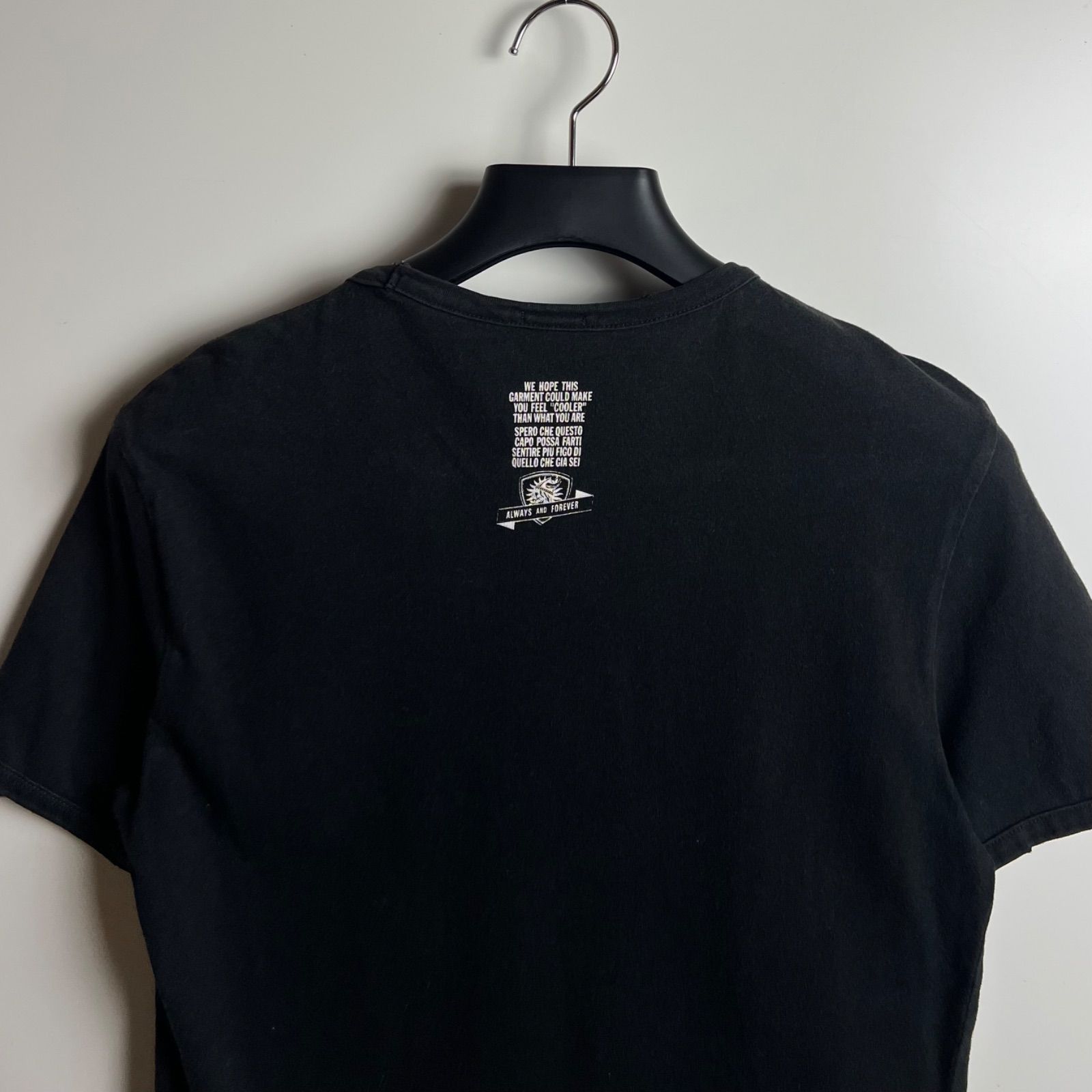 D&G DOLCE & GABBANA 00s y2k archive fuck Tee 36 S ドルガバ ディー 