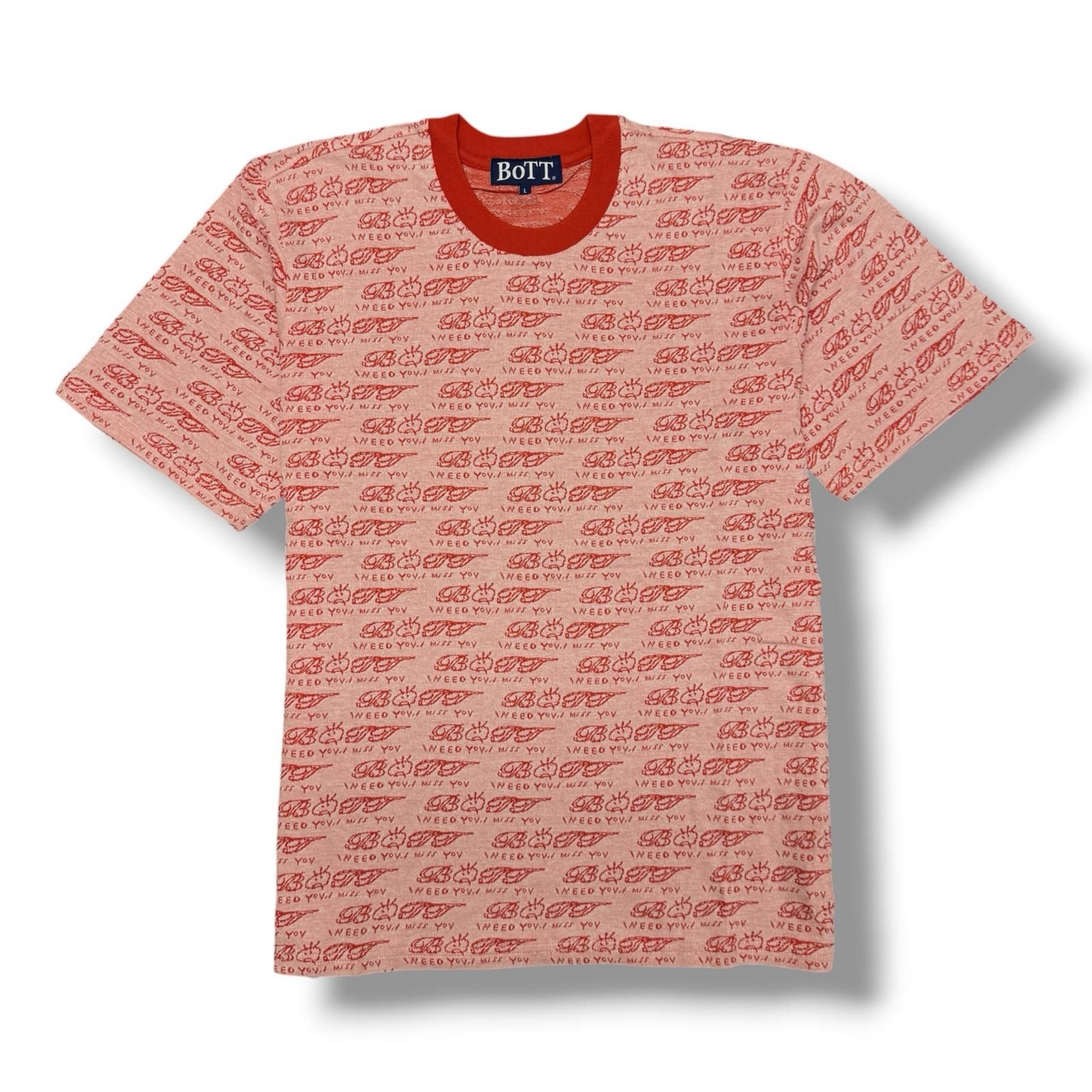 参考上代16500円 未使用 BoTT 25SS MISS YOU JAQUARD TEE ミスユー 