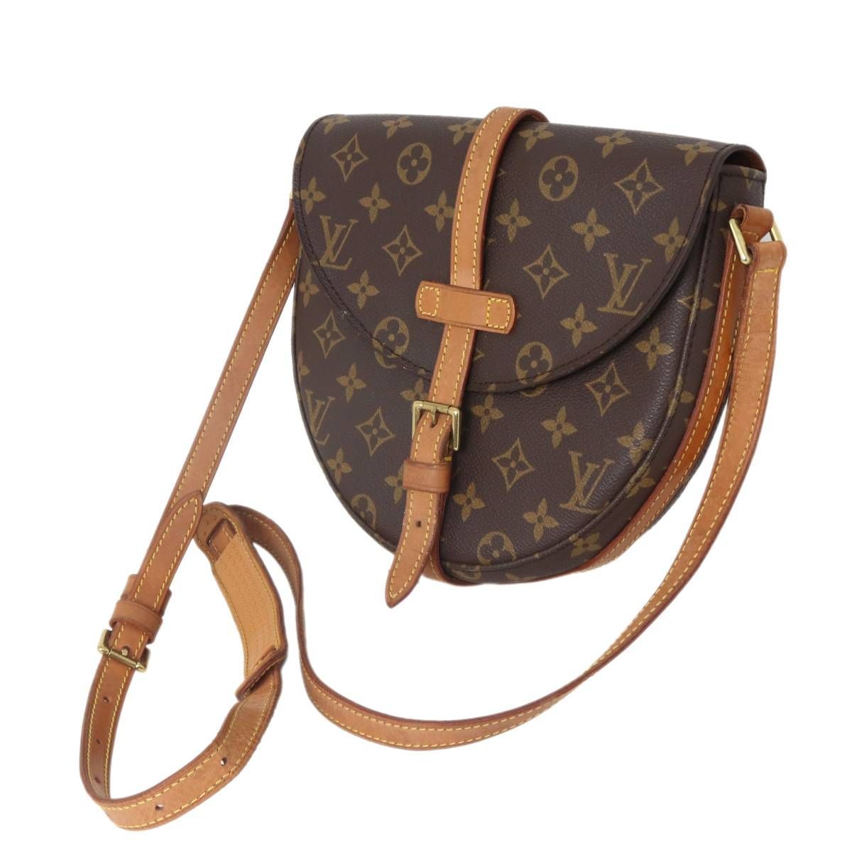 【ビス取れ・内ベタ】 LOUIS VUITTON ルイヴィトン シャンティMM モノグラム ブラウン M51233 8907VI NT Cランク
