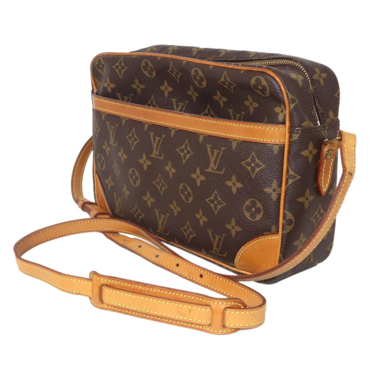 【ポケット内ベタ】LOUIS VUITTON ルイヴィトン トロカデロ30 ショルダーバッグ モノグラム ブラウン M51272 MB1919 NT Cランク