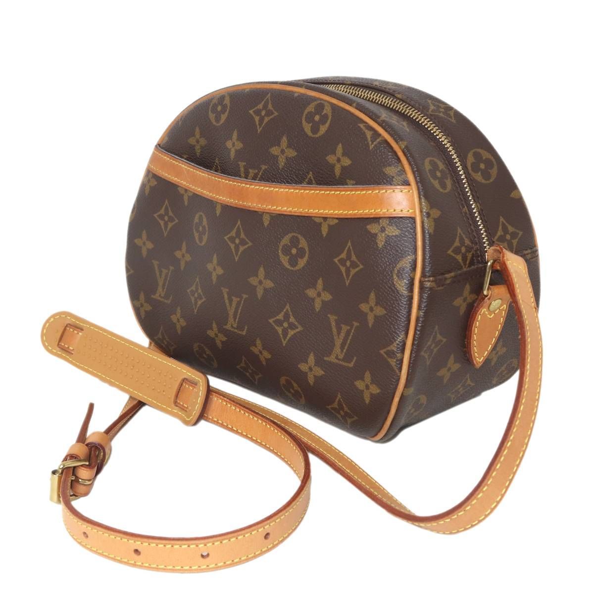 【ポケット内ベタ】LOUIS VUITTON ルイヴィトン ブロワ ショルダーバッグ モノグラム ブラウン M51221 NO1020 NT Cランク