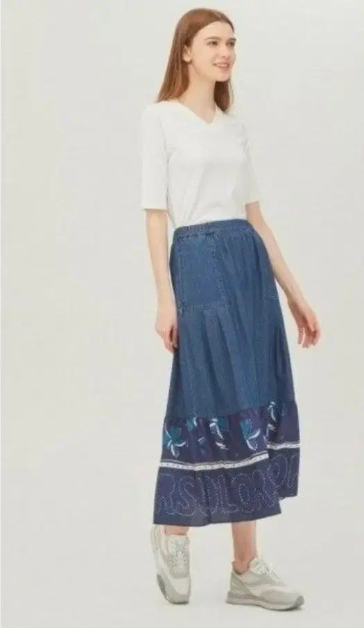 2026 BENETTON デニム ロング スカート