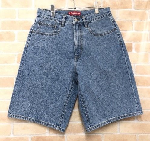 【中古】 Supreme シュプリーム デニムショーツ 刺繍 ブルー系 30 111454701 18,722円