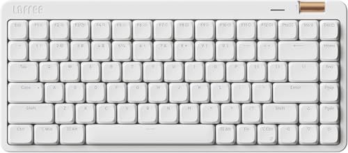 Flow Lite 84キーロープロファイルメカニカルキーボード、75％スワップ可能な充電式ワイヤレスキーボード2.4G無線接続、Bluetooth接続、Windows、Macの有線接続/スペクターリニアキースイッチ（オフホワイト）英?配列 技適認証取得ｍａ