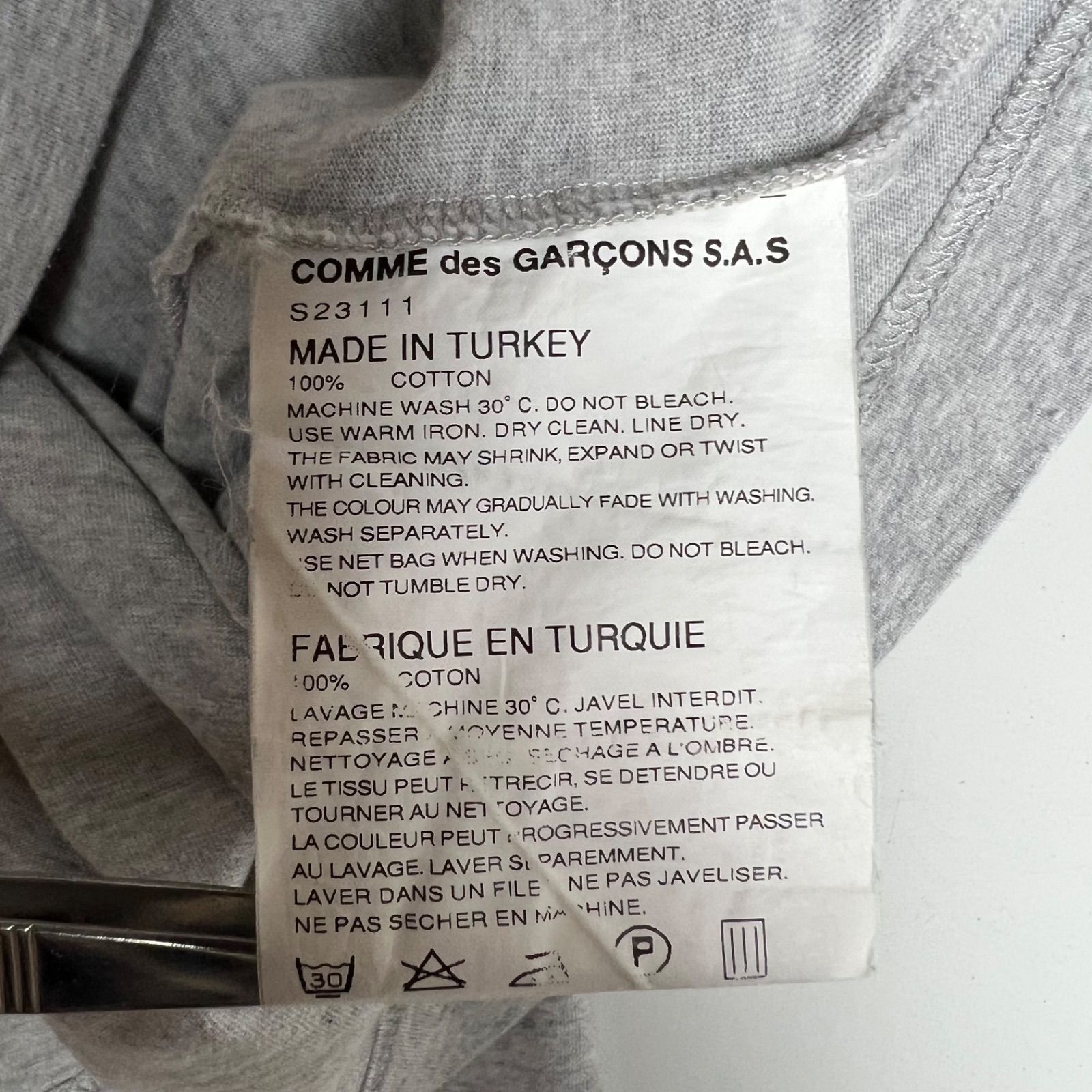 COMME des GARCONS SHIRT CDG archive pattern Tee L S23111 