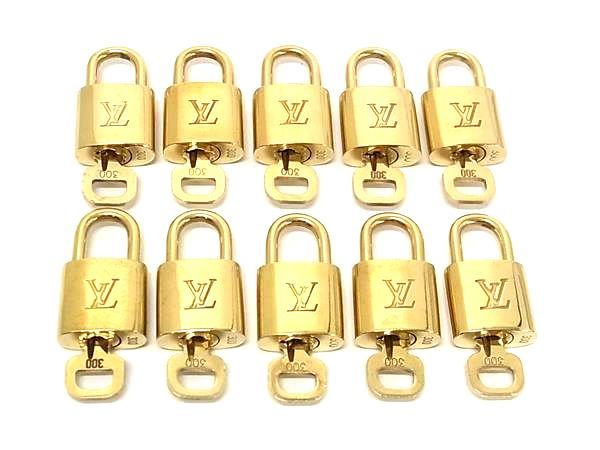 LOUIS VUITTON ルイヴィトン カデナ 南京錠 パドロック 300 10点セット まとめ売り DB4776