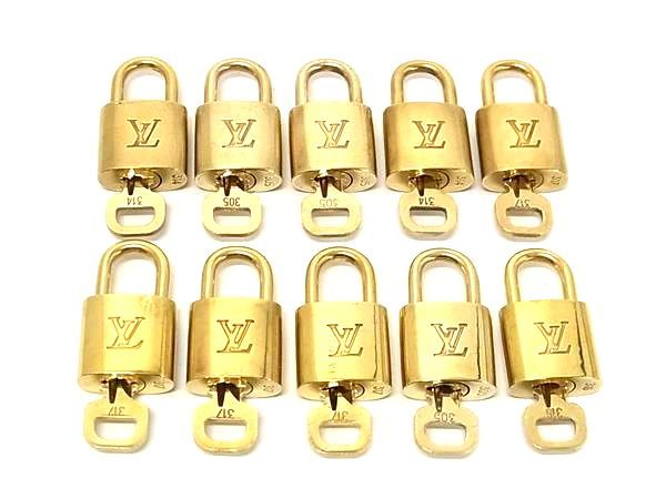 ■美品～■ LOUIS VUITTON ルイヴィトン カデナ 南京錠 パドロック 305 314 316 317 10点セット まとめ売り DB4815