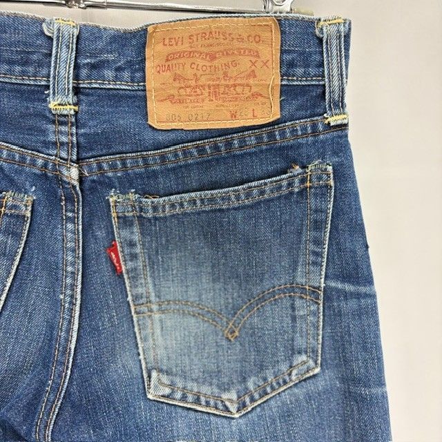70s Levi's 805 0217 W28 L33 リベット裏8 スレキ印字 08060615 01