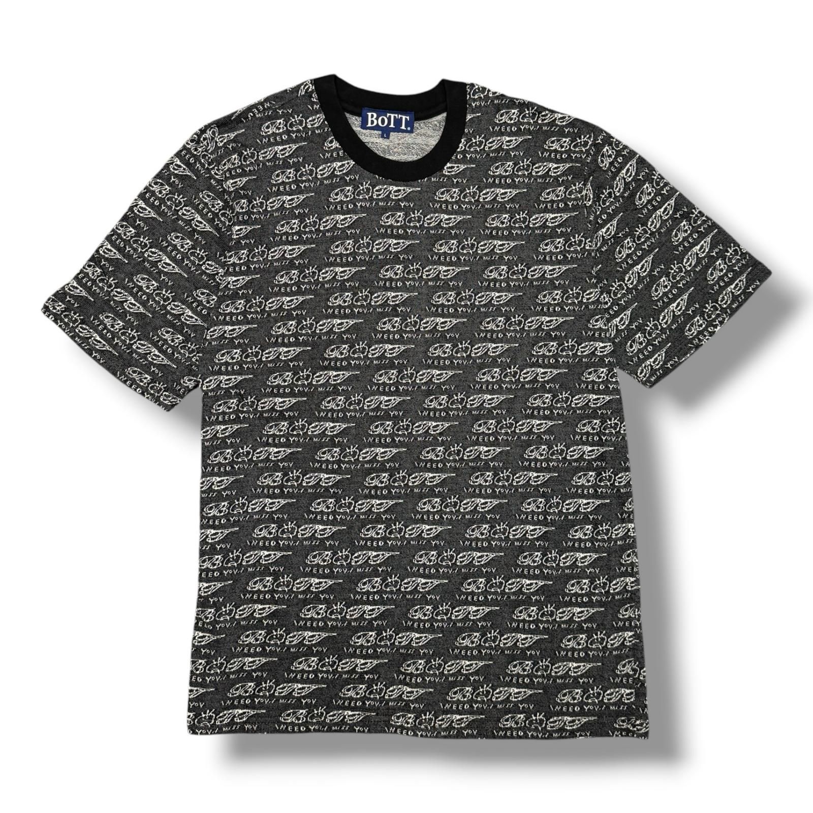 参考上代16500円 未使用 BoTT 25SS MISS YOU JAQUARD TEE ミスユー 