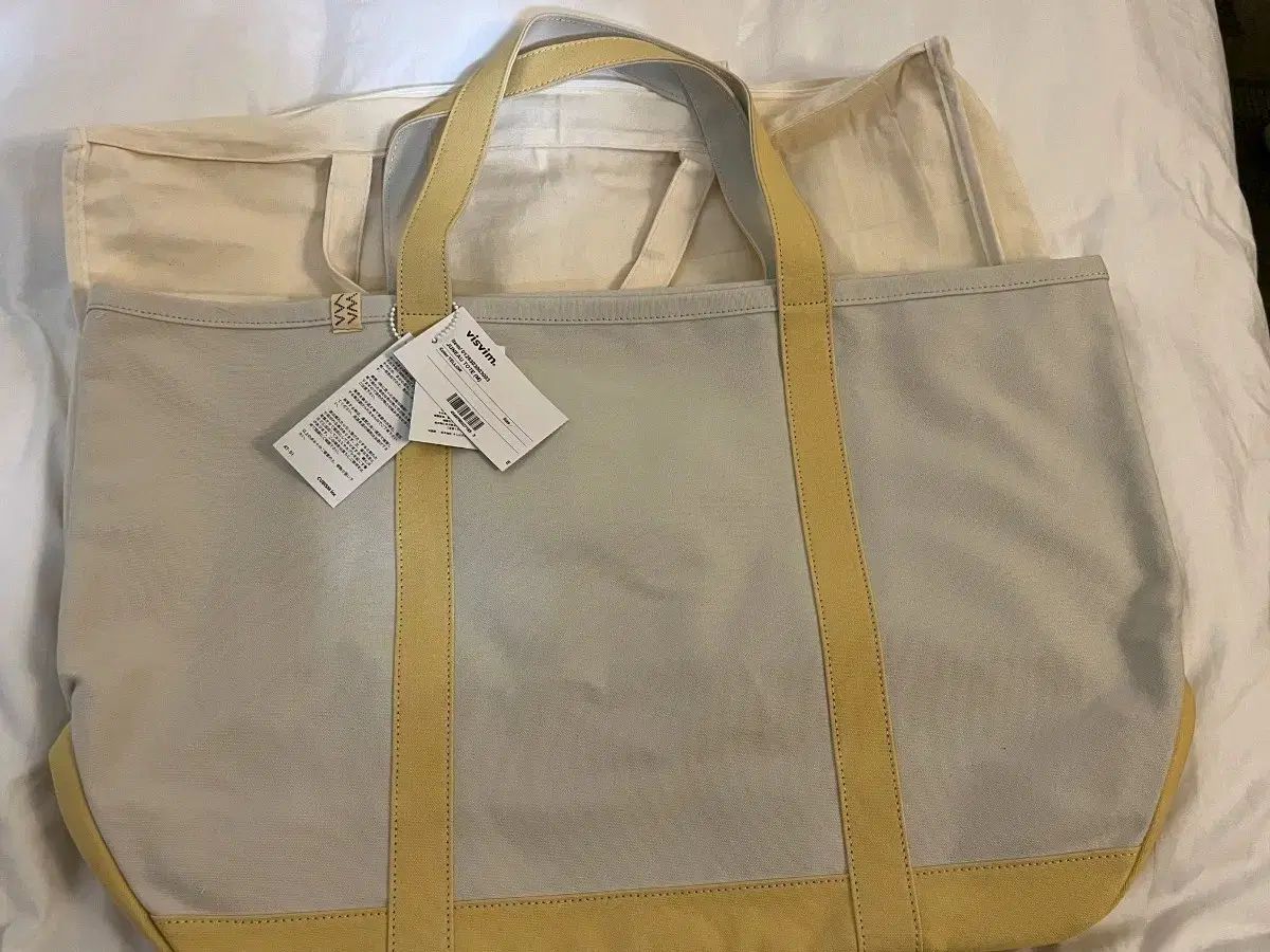 新品 VISVIM 26ss ジュノー バッグ トートバッグ M (イェロー) VISVIM