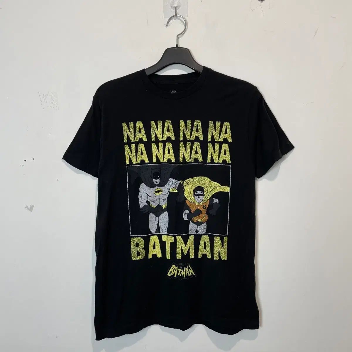 バットマン ななな グラフィック 半袖Tシャツ ブラック