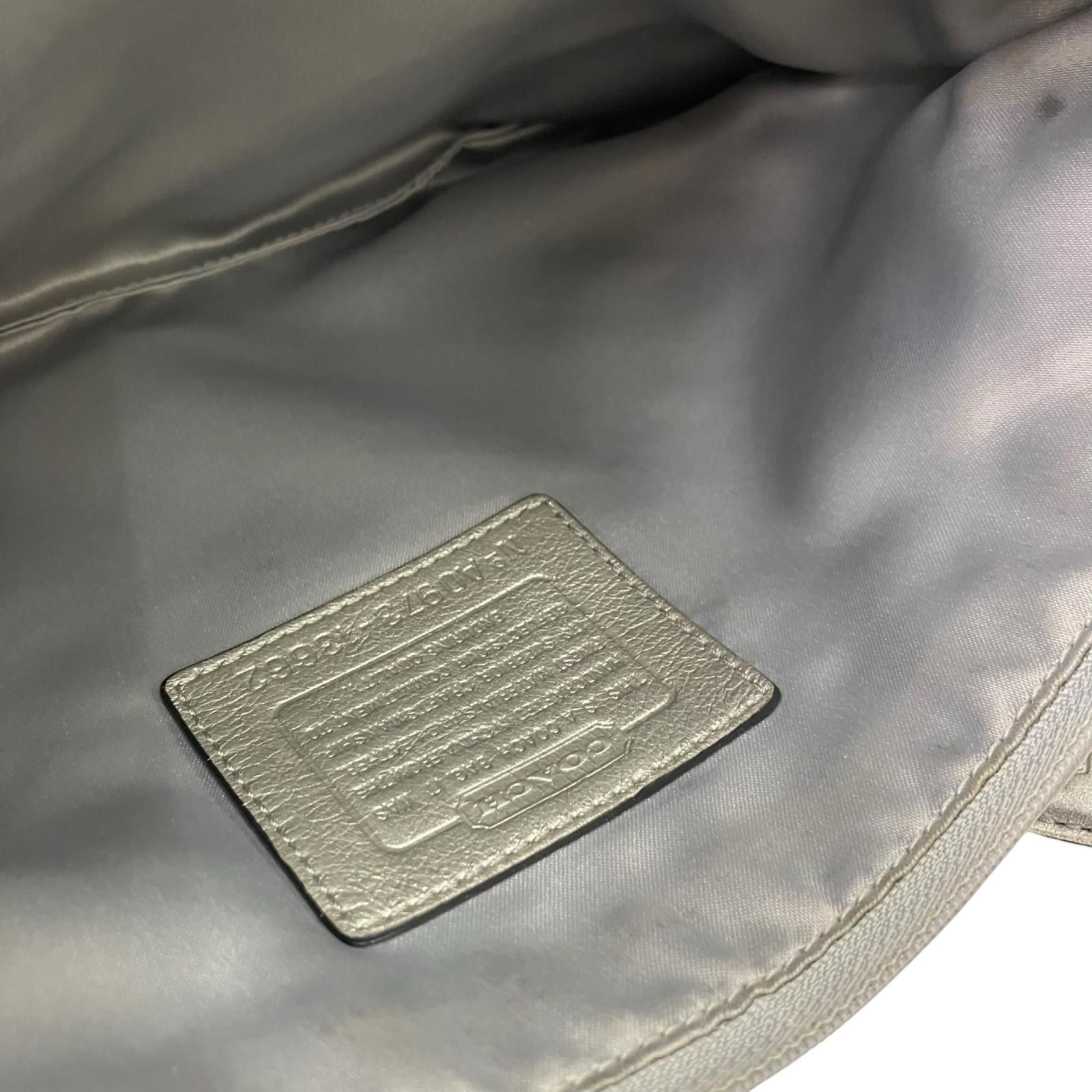 186005 現状品 COACH コーチ トートバッグ グレー トートバッグ PVC