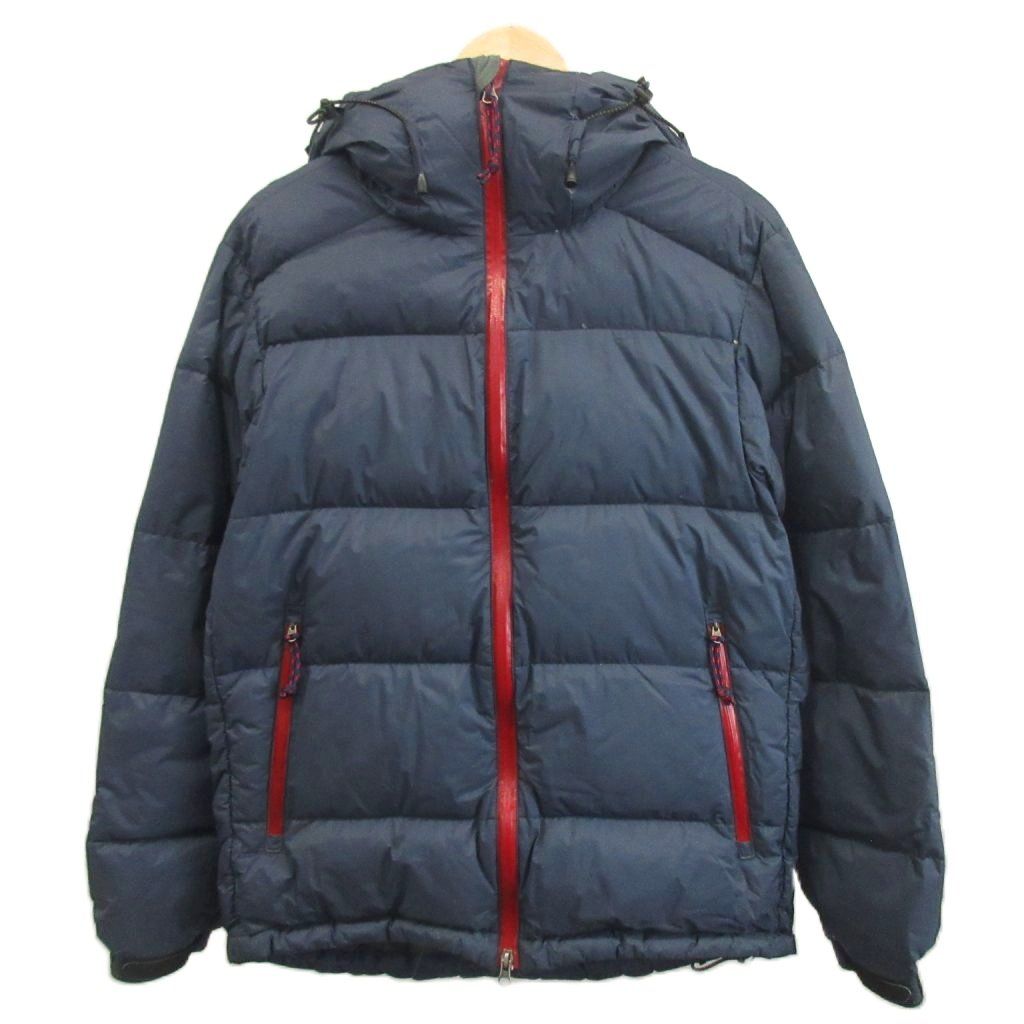 アーバンリサーチ ドアーズ URBAN RESEARCH DOORS ジャケット ダウンジャケット 上着 L 紺 ネイビー フード付き 長袖 キルティング /KK ■ECC005