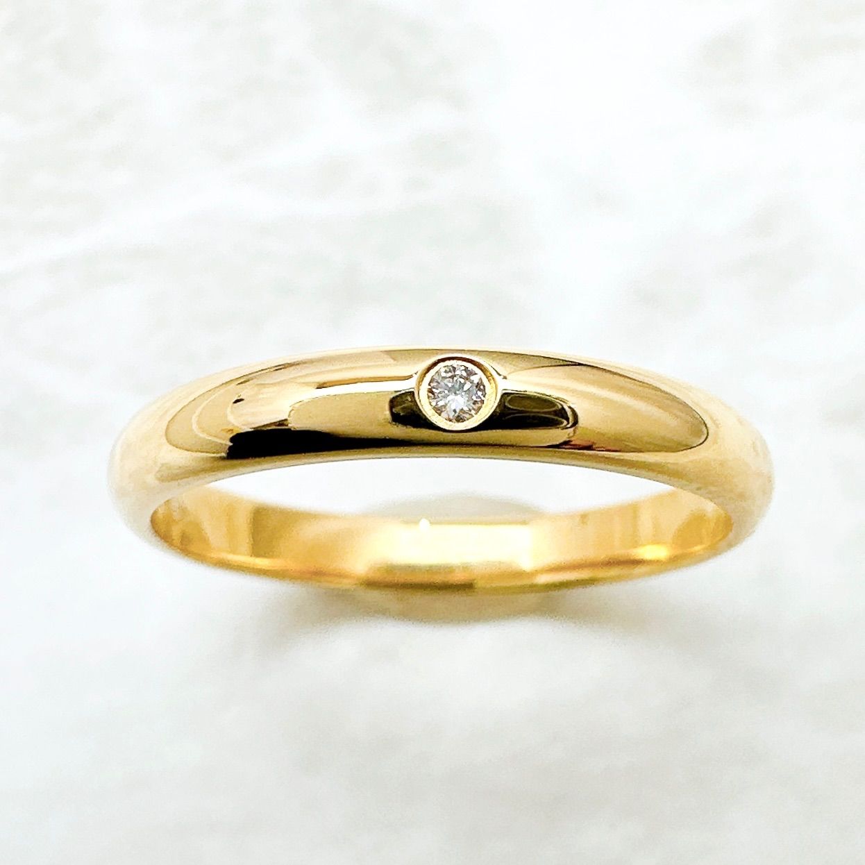 Cartier ウェディングバンド ダイヤモンド付 サイズ49 YG【20日限定 美