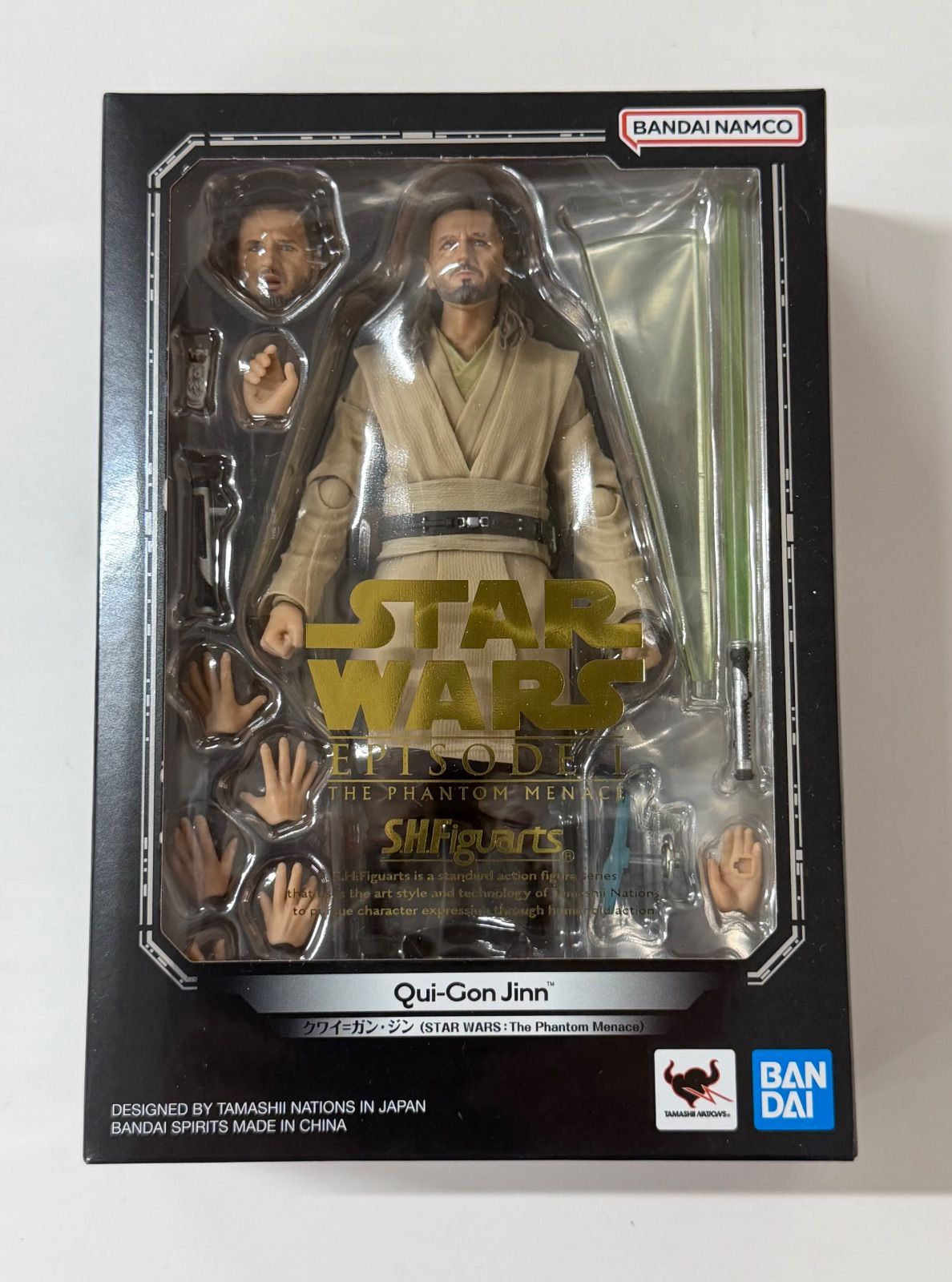 【中古品】S.H.Figuarts クワイ＝ガン・ジン（STAR WARS: The Phantom Menace）