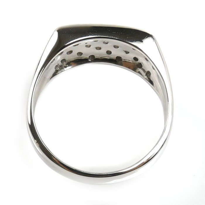 Pt900プラチナ リング・指輪 ダイヤモンド0.25ct 20号 11.7g メンズ