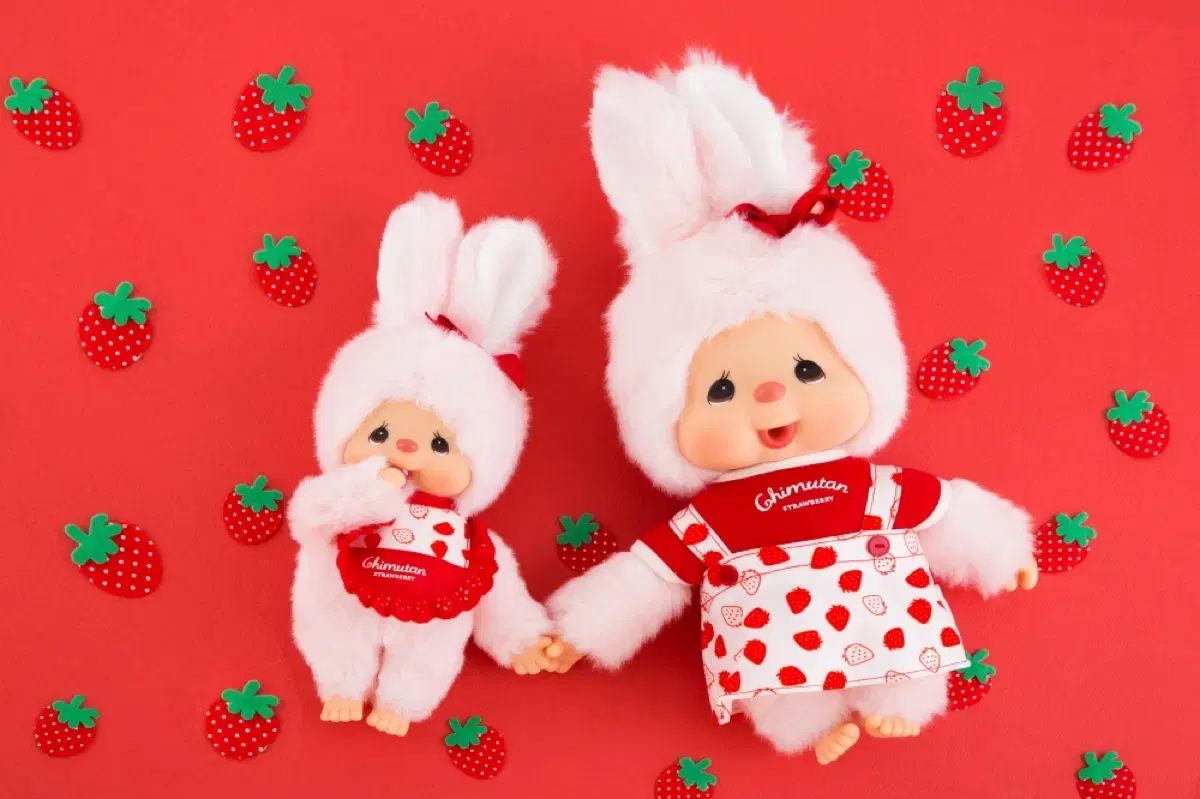 モンチッチ いちご ちむたん M サイズ ぬいぐるみ