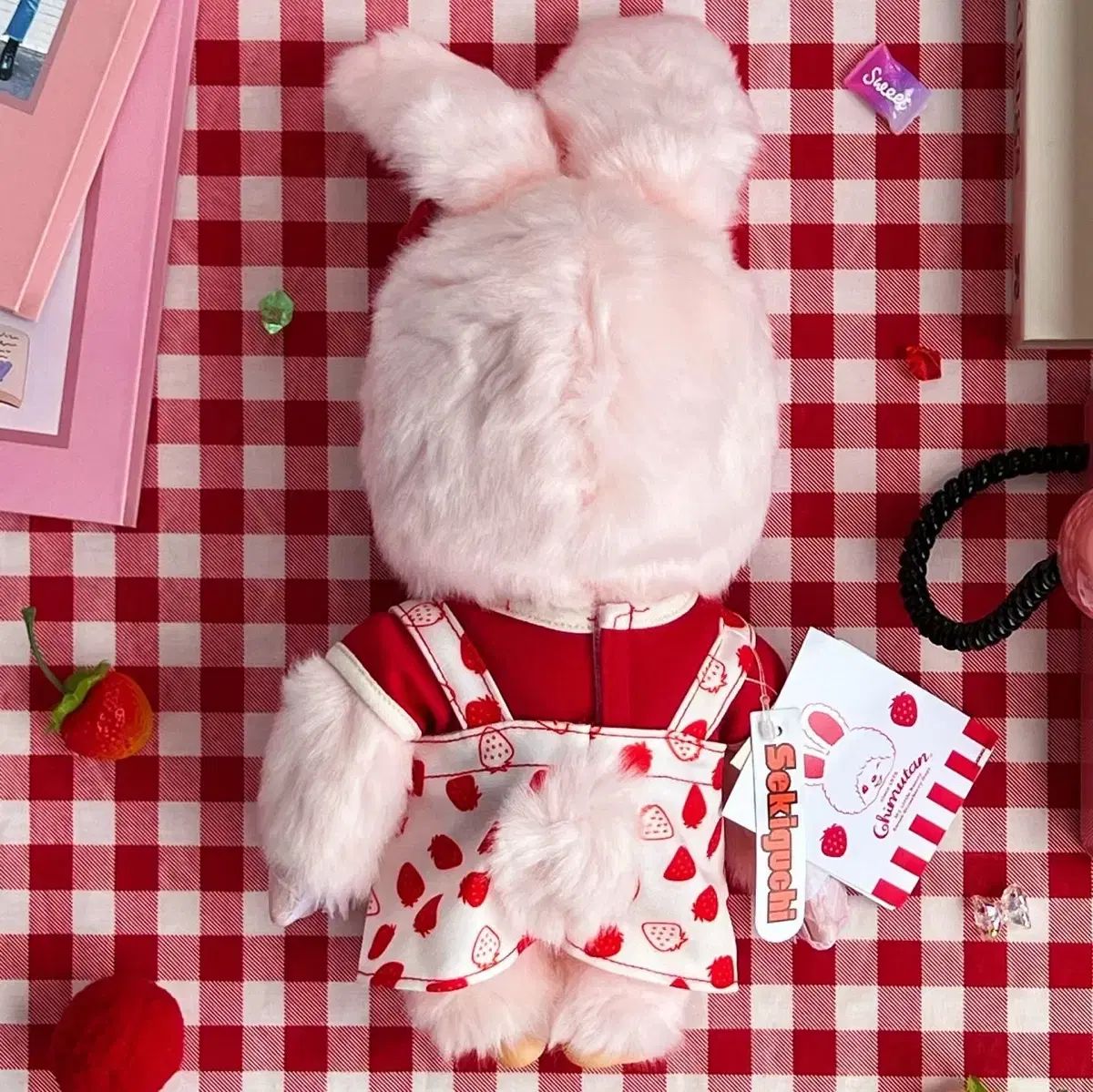 モンチッチ いちご ちむたん M サイズ ぬいぐるみ