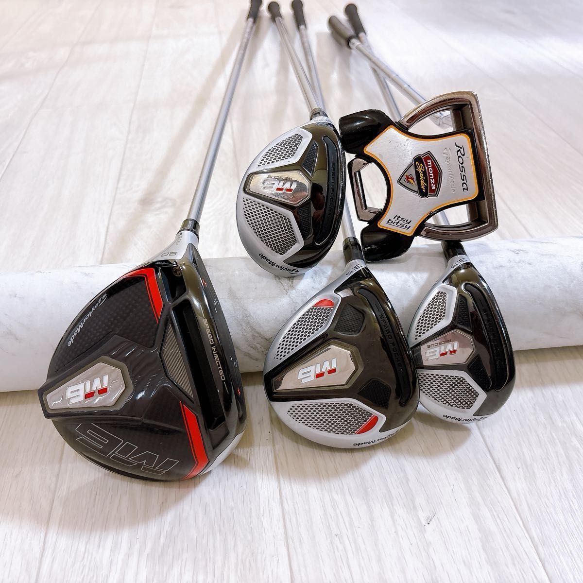 希少レフティ テーラーメイド M6 メンズゴルフクラブ 豪華14本フルセット レフティ TaylorMade M6 テーラーメイド メンズゴルフセット 豪華13本