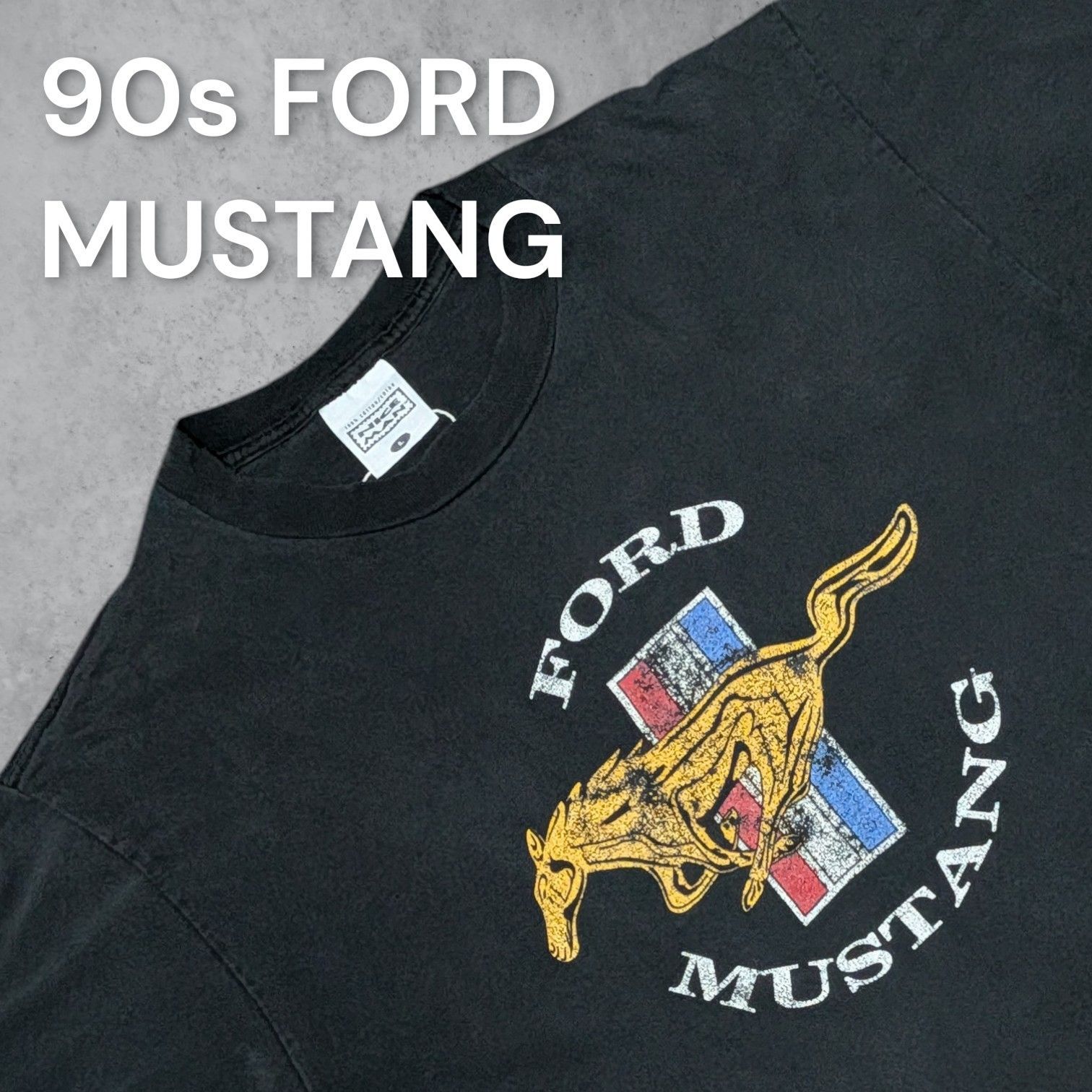 90s FORD MUSTANG 企業Tシャツ アドバタイジング