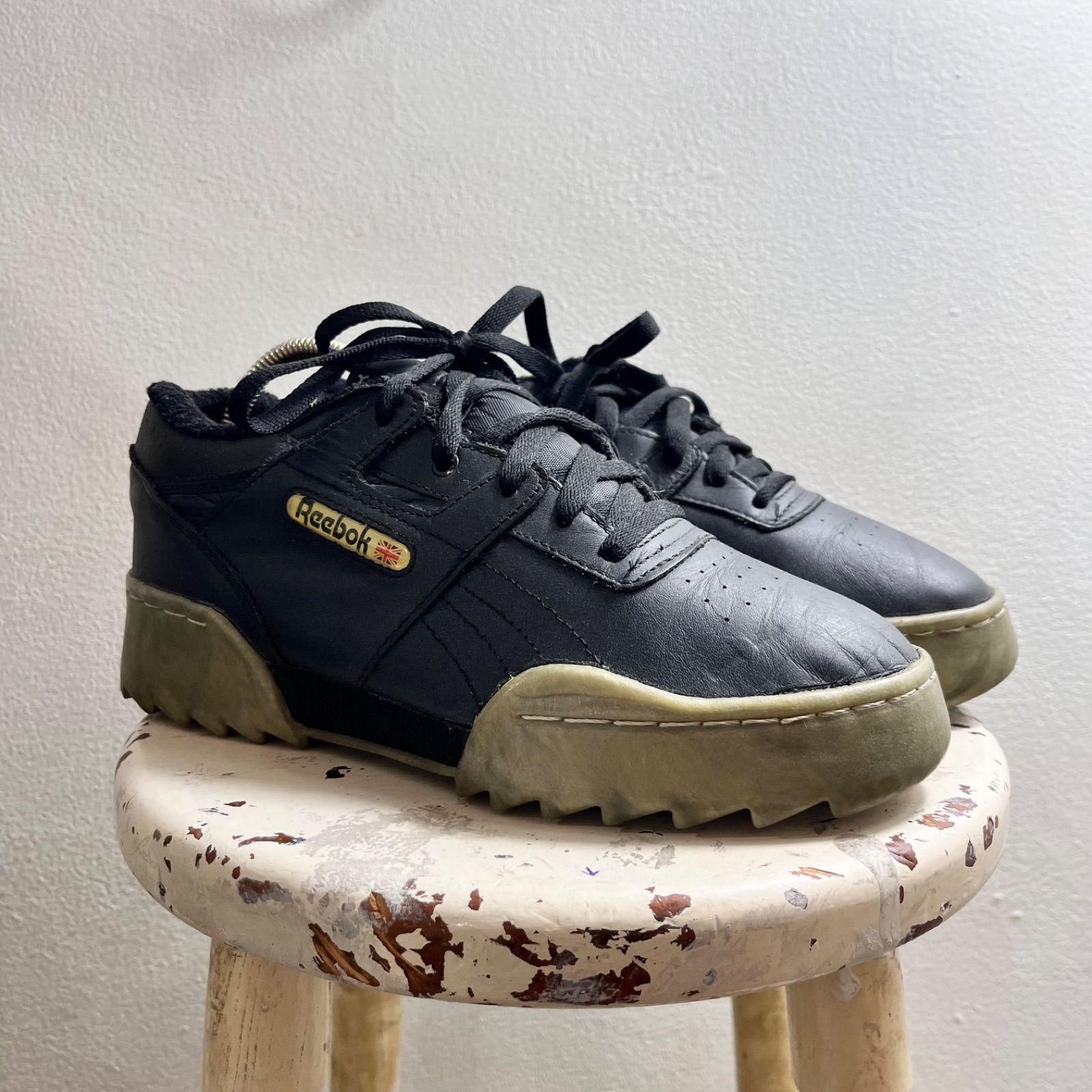 USA REEBOK 90s トレイル スニーカー シャークソール チャンキー リーボック 希少 レア 縫い付けソール G972