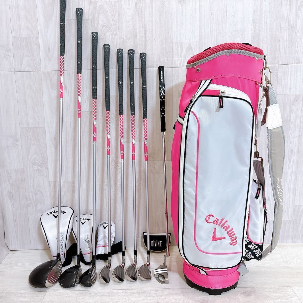 美品 Callaway Solaire キャロウェイ ソレイユ レディースゴルフセット