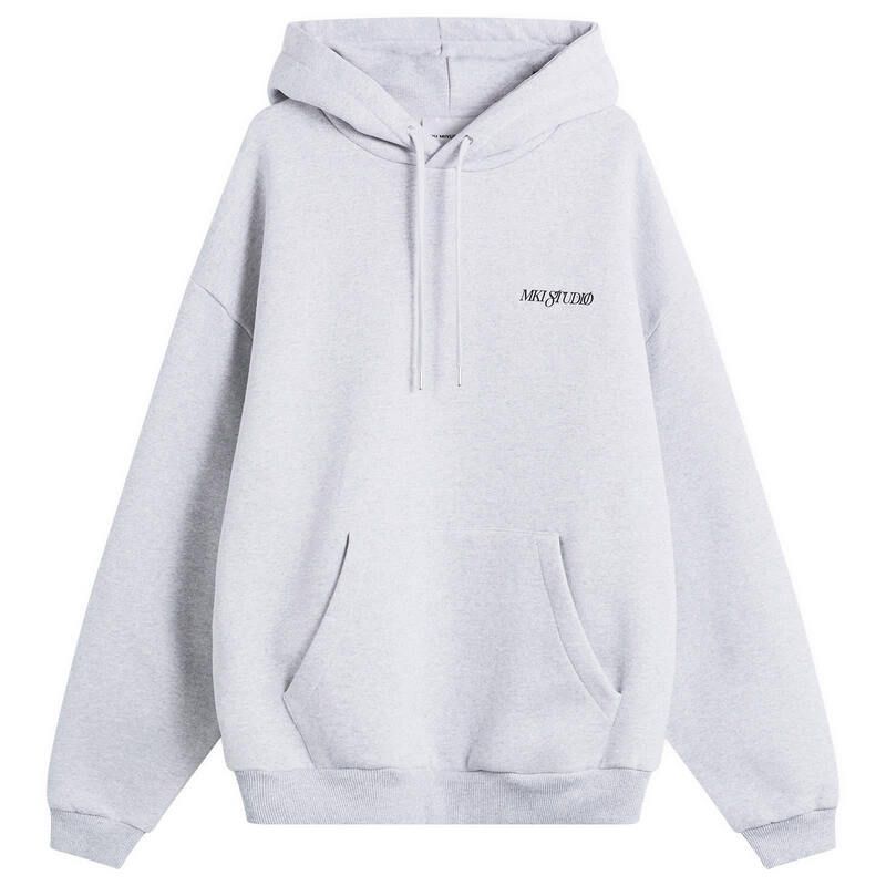 エムケーアイ メンズ アウター パーカー・スウェット MKI Script Hoody Grey グレー