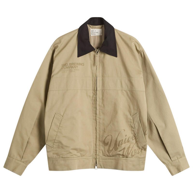 ユニバーサルワークス メンズ アウター ジャケット・ブルゾン END x Universal Works Rose Crown Jacket Stone ストーン