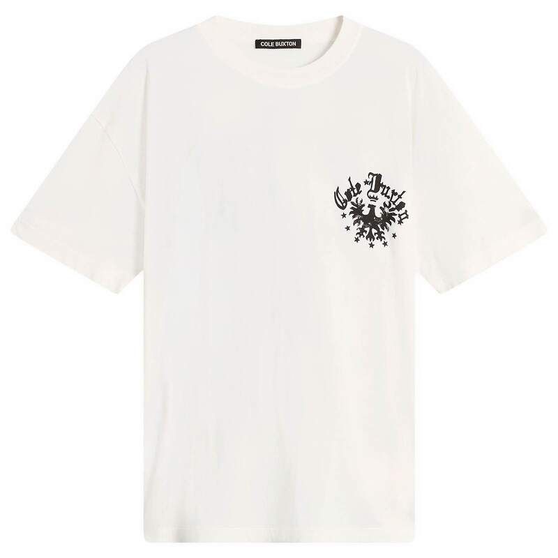 コール バクストン メンズ トップス Tシャツ Cole Buxton Vulturemblem TShirt Vintage White ホワイト