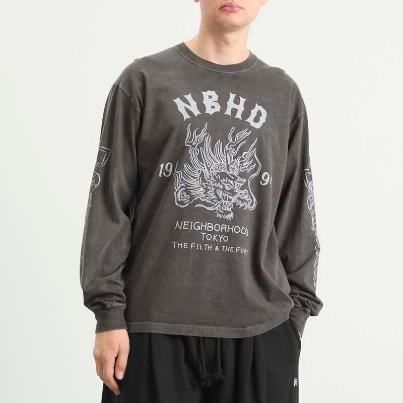 ネイバーフッド メンズ トップス Tシャツ Neighborhood LS14 Souvenir Long Sleeve TShirt Black ブラック ネイバーフッド メンズ トップス Tシャツ Neighborhood LS14 Souvenir Long Sleeve TShirt Black ブラック