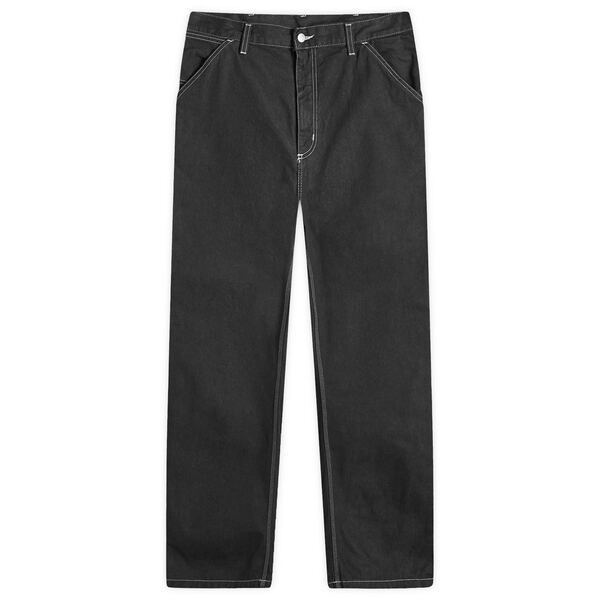 カーハート メンズ ボトムス カジュアルパンツ デニム Carhartt WIP Denim Simple Pant Black Heavy Stone Wash ブラック