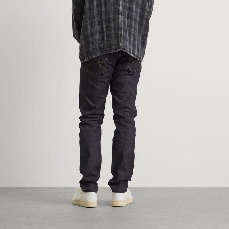 エドウィン メンズ ボトムス デニムパンツ ジーンズ Edwin Regular Tapered Jeans Red Selvedge Jeans Blue ブルー