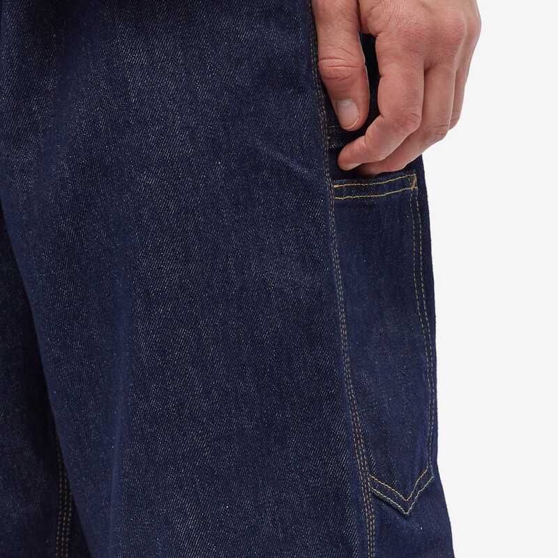 カーハート メンズ ボトムス カジュアルパンツ デニム Carhartt WIP Denim Single Knee Pant Blue Rinsed ブルー