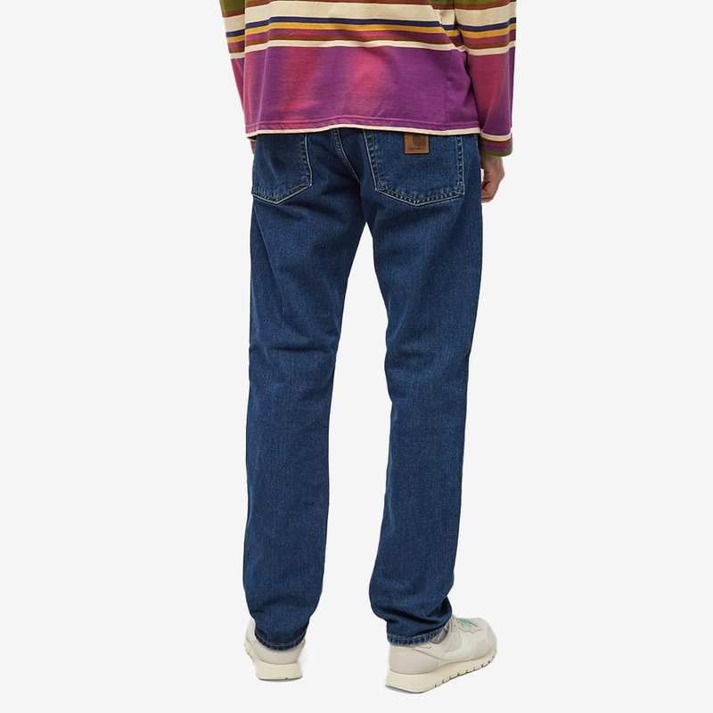 カーハート メンズ ボトムス デニムパンツ Carhartt WIP Klondike Regular Tapered Jean Blue Stone Washed ブルー カーハート メンズ ボトムス デニムパンツ Carhartt WIP Klondike Regular Tapered Jean Blue Stone Washed ブルー